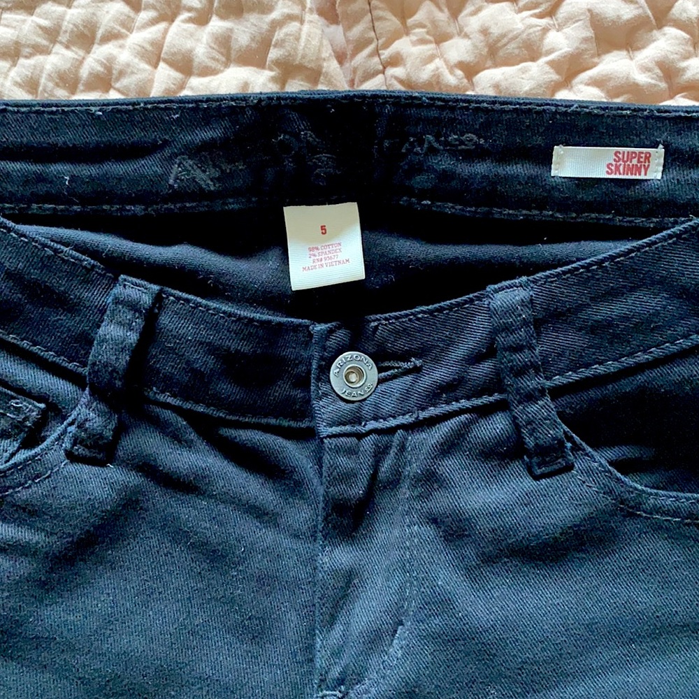 Arizona Skinny Jeans Black Size 5